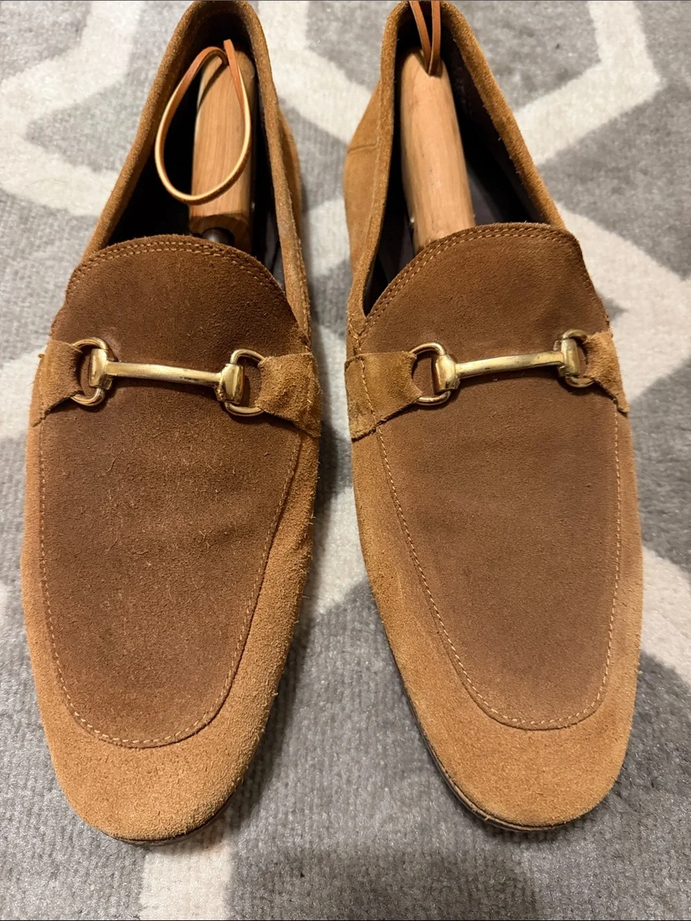Urban Outfitters Men’s Sz 11 Two Tone Suede Horsebit Loafers